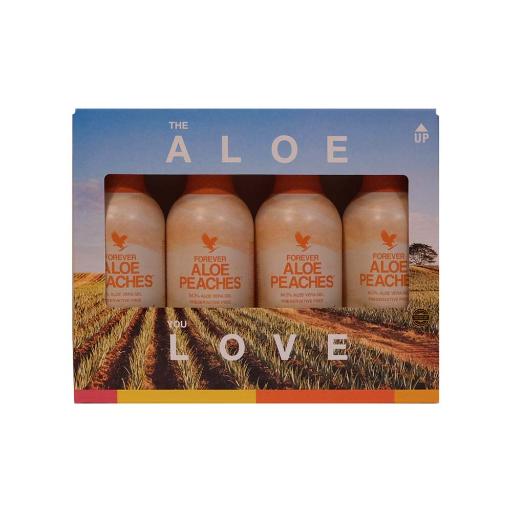 4pack Forever Aloe Peaches - Image 2