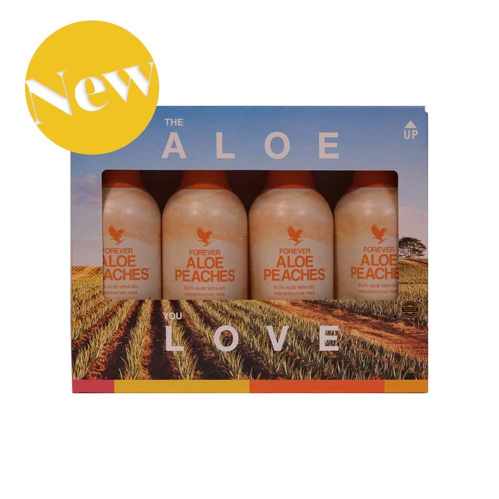 4pack Forever Aloe Peaches